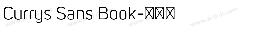 Currys Sans Book字体转换